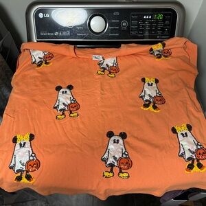 The Pink Pelican Ellory Kate Disney Halloween Sequin Shirt Mickey Ghost 3XL